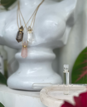 Load image into Gallery viewer, The Enchanted Vial - A Quartz Gem Bottle Necklace -Limited Edition
