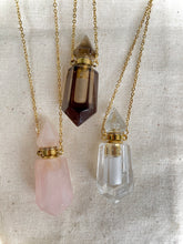 Load image into Gallery viewer, The Enchanted Vial - A Quartz Gem Bottle Necklace -Limited Edition
